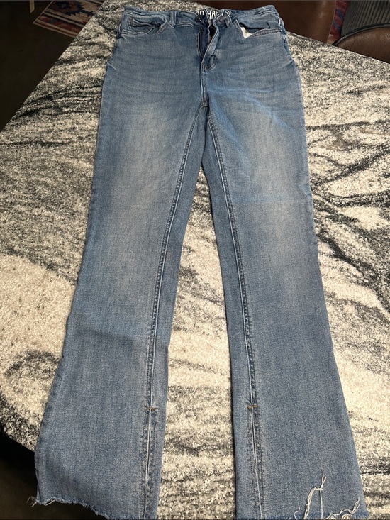Good Hart Denim - Light Blue Women's Flare Jeans - Casual Everyday Style